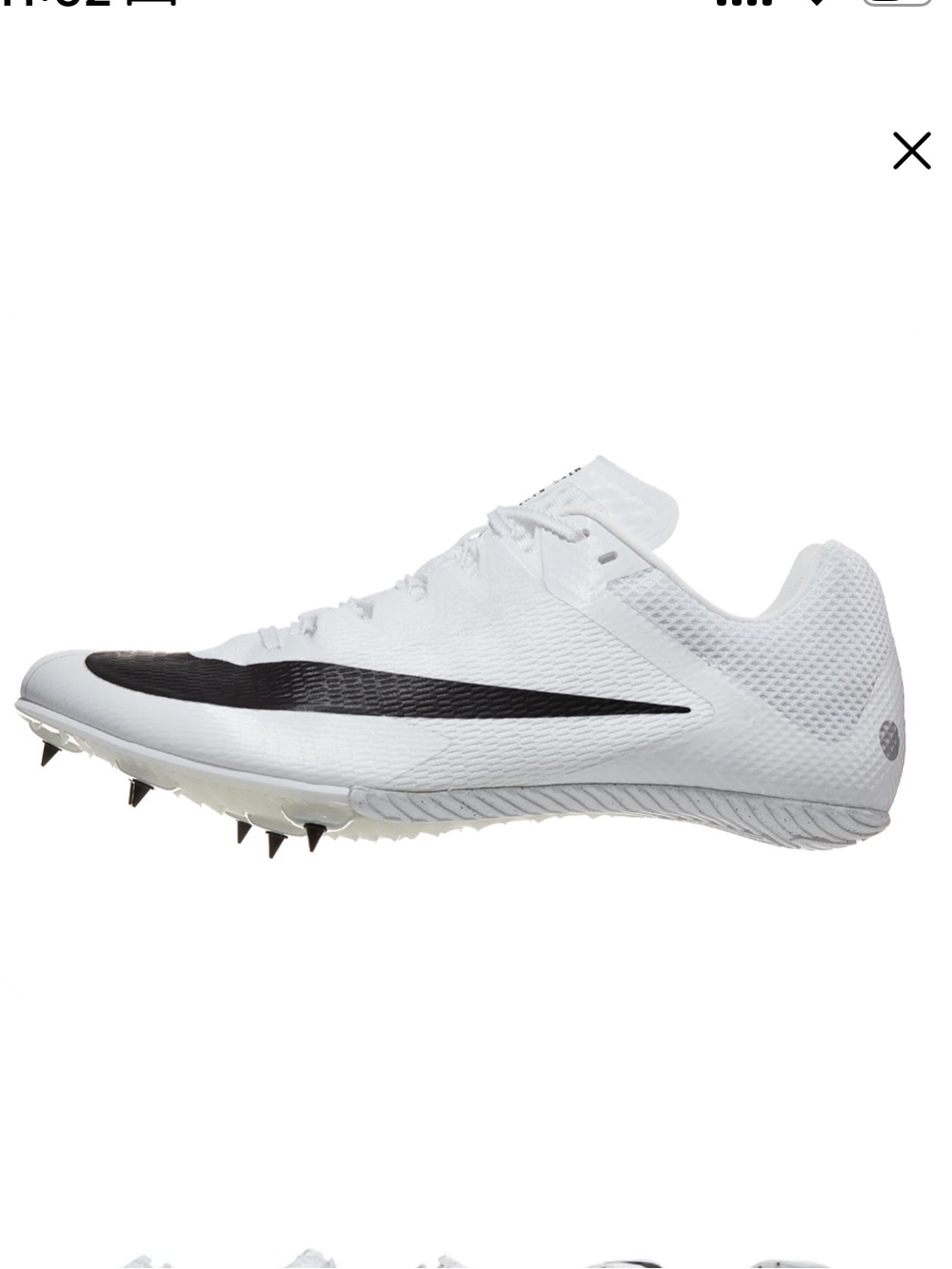 Men’s Nike Zoom Rival Sprint Track Shoes with a Shoe Bag, Spikes and Tools